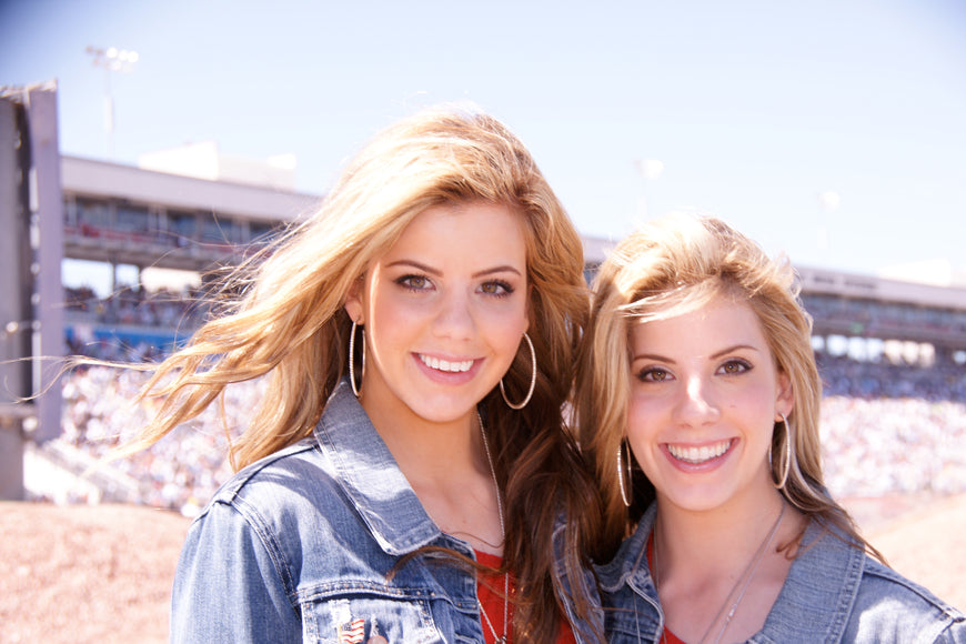 Singing at the Las Vegas Motor Speedway