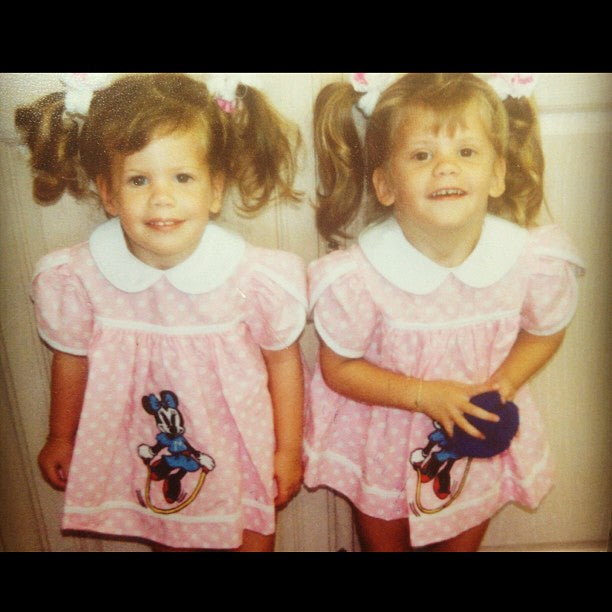 Throwback: Pigtails were In when we were two...